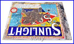 1920s Vintage Sunlight Soap Advertising Enamel Sign Board England Rare Old EB241 1920s Vintage Sunlight Soap Advertising Enamel Sign Board England Rare Old EB241