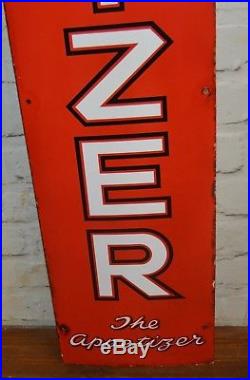 1940s Tizer enamel sign advertising mancave garage metal vintage retro kitchen a