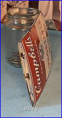 1950/60s Enamel Porcelain Sign Campbell's Soup Vintage Advertising