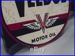 1950's Veedol Motor Oil vintage garage sign enamel Ferrari Jaguar Porsche