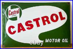 1980's Vintage Castrol Enamel Sign Eastern Europe