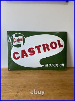 1980's Vintage Castrol Enamel Sign Eastern Europe