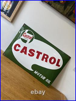 1980's Vintage Castrol Enamel Sign Eastern Europe