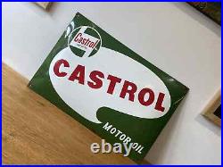 1980's Vintage Castrol Enamel Sign Eastern Europe