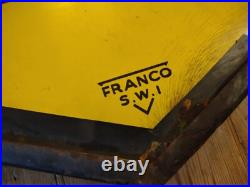 AA HOTEL ENAMEL SIGN Garage Vintage Automobilia Genuine Cool DOUBLE SIDED AA HOTEL ENAMEL SIGN Garage Vintage Automobilia Genuine Cool DOUBLE SIDED