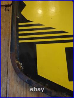 AA HOTEL ENAMEL SIGN Garage Vintage Automobilia Genuine Cool DOUBLE SIDED AA HOTEL ENAMEL SIGN Garage Vintage Automobilia Genuine Cool DOUBLE SIDED