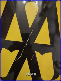 AA HOTEL ENAMEL SIGN Garage Vintage Automobilia Genuine Cool DOUBLE SIDED AA HOTEL ENAMEL SIGN Garage Vintage Automobilia Genuine Cool DOUBLE SIDED