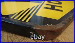 AA HOTEL ENAMEL SIGN Garage Vintage Automobilia Genuine Cool DOUBLE SIDED AA HOTEL ENAMEL SIGN Garage Vintage Automobilia Genuine Cool DOUBLE SIDED