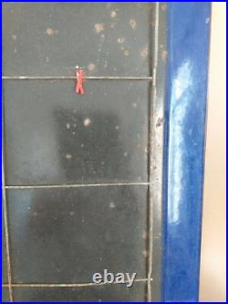 A Original Vintage Ouest France Shop Advertising Enamel Sign/pin Board