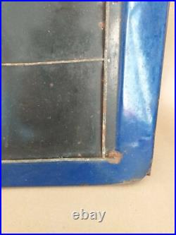 A Original Vintage Ouest France Shop Advertising Enamel Sign/pin Board