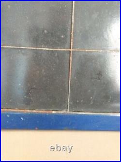 A Original Vintage Ouest France Shop Advertising Enamel Sign/pin Board