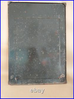 A Original Vintage Ouest France Shop Advertising Enamel Sign/pin Board