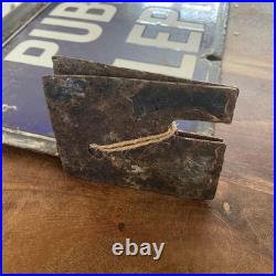 A Vintage Original Double Sided Public Telephone Enamel Sign A Vintage Original Double Sided Public Telephone Enamel Sign