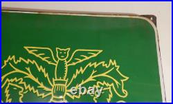 A vintage Belgian beer Pils Lamot advertising enamel sign