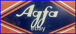 Agfa Photo Vintage Enamel Advertising Sign