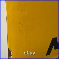 Agip Enamel Sign 60x40cm (23.6x15.7) Nice Big Garage Vintage Porcelain Sign