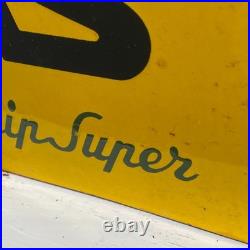 Agip Enamel Sign 60x40cm (23.6x15.7) Nice Big Garage Vintage Porcelain Sign