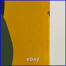 Agip Enamel Sign 60x40cm (23.6x15.7) Nice Big Garage Vintage Porcelain Sign