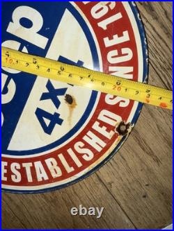 American jeep 4x4 Enamel Advertising Sign-classic car- vintage garage man cave