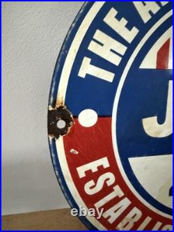 American jeep 4x4 Enamel Advertising Sign-classic car- vintage garage man cave