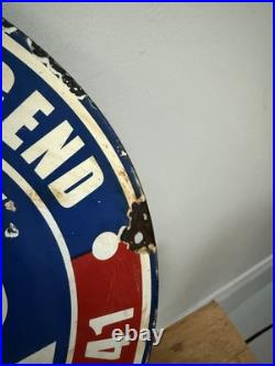 American jeep 4x4 Enamel Advertising Sign-classic car- vintage garage man cave