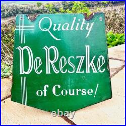 An Original Vintage Enamel Sign De Rieske