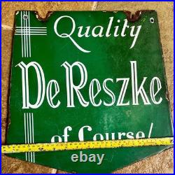 An Original Vintage Enamel Sign De Rieske