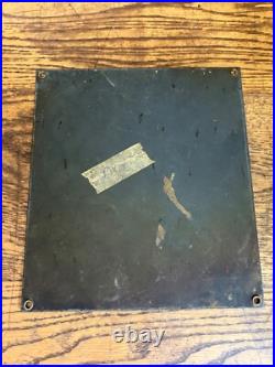 Ande Rooney Vintage Porcelain Enamel Metal Sign NEW YORK HAVEN HARTFORD RAILROAD