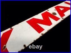 Antique Advertising Large Original Enamel Sign for The Daily Mail Newspaper