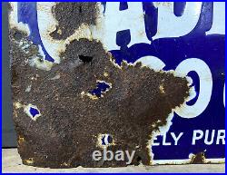 Antique Cadbury's Enamel Sign. Vintage Advertising. #No28Antiques #Somerset