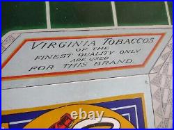 Antique Enamel Advertising Sign Ogdens St Julien Tobacco Vintage Metal Plaque
