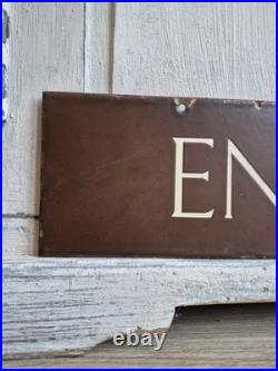 Antique Enamel Sign, Government Enquiries Vintage Sign, Salvage Decoration Antique Enamel Sign, Government Enquiries Vintage Sign, Salvage Decoration