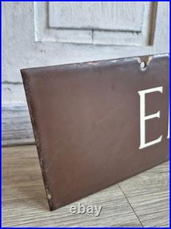 Antique Enamel Sign, Government Enquiries Vintage Sign, Salvage Decoration Antique Enamel Sign, Government Enquiries Vintage Sign, Salvage Decoration