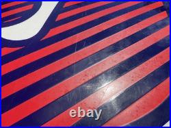Antique Original Vintage Enamel Porcelain Metal Large Shop Advertising Sign
