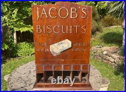 Antique Vintage Biscuit Shop Advertising Display Not Enamel Sign Stand Dispenser Antique Vintage Biscuit Shop Advertising Display Not Enamel Sign Stand Dispenser