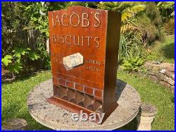 Antique Vintage Biscuit Shop Advertising Display Not Enamel Sign Stand Dispenser Antique Vintage Biscuit Shop Advertising Display Not Enamel Sign Stand Dispenser