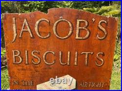 Antique Vintage Biscuit Shop Advertising Display Not Enamel Sign Stand Dispenser Antique Vintage Biscuit Shop Advertising Display Not Enamel Sign Stand Dispenser