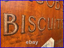 Antique Vintage Biscuit Shop Advertising Display Not Enamel Sign Stand Dispenser Antique Vintage Biscuit Shop Advertising Display Not Enamel Sign Stand Dispenser