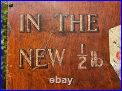 Antique Vintage Biscuit Shop Advertising Display Not Enamel Sign Stand Dispenser Antique Vintage Biscuit Shop Advertising Display Not Enamel Sign Stand Dispenser