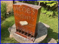 Antique Vintage Biscuit Shop Advertising Display Not Enamel Sign Stand Dispenser Antique Vintage Biscuit Shop Advertising Display Not Enamel Sign Stand Dispenser