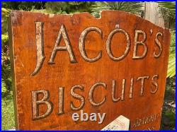 Antique Vintage Biscuit Shop Advertising Display Not Enamel Sign Stand Dispenser Antique Vintage Biscuit Shop Advertising Display Not Enamel Sign Stand Dispenser