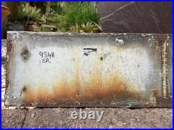 Antique Vintage Original Advertising Enamel Street Road Sign Reclaimed Salvage