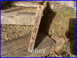 Antique Vintage Royal Daylight Oil Flange Double Sided Advertising Enamel Sign