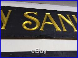 Antique shop sign, advertising, not enamel, original, vintage, signs, Edwardian