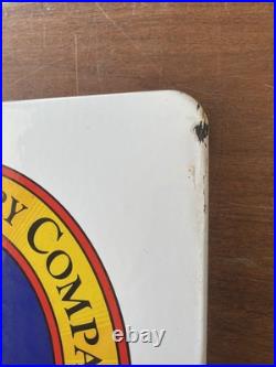Aylesbury Brewery Company A. B. C Vintage Advertising Enamel Sign 14 X 14 Rare