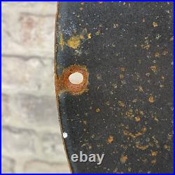 BARUM Enamel Sign ø 16.1 (41cm) Retro Vintage Garage Metal Porcelain Wall Decor BARUM Enamel Sign ø 16.1 (41cm) Retro Vintage Garage Metal Porcelain Wall Decor