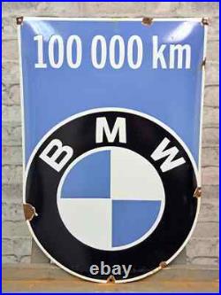 BMW Enamel Sign 23.6x16.1 (60x41cm) Nice Retro Vintage Showroom Porcelain Decor BMW Enamel Sign 23.6x16.1 (60x41cm) Nice Retro Vintage Showroom Porcelain Decor