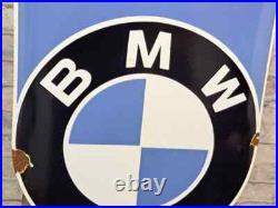 BMW Enamel Sign 23.6x16.1 (60x41cm) Nice Retro Vintage Showroom Porcelain Decor BMW Enamel Sign 23.6x16.1 (60x41cm) Nice Retro Vintage Showroom Porcelain Decor