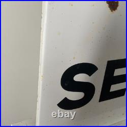 BMW Enamel Sign 68x48x1cm (26.8x18.9x0.4) Nice Service Garage Vintage Decor