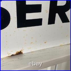 BMW Enamel Sign 68x48x1cm (26.8x18.9x0.4) Nice Service Garage Vintage Decor